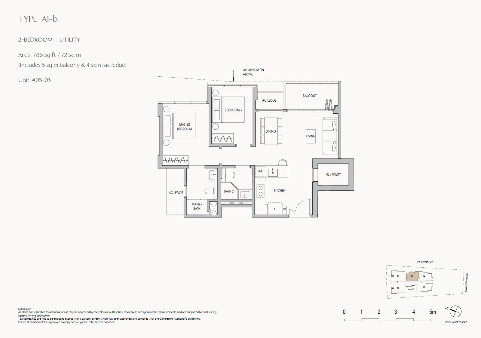 The Shorefront 1 Bedroom Floor Plan 3