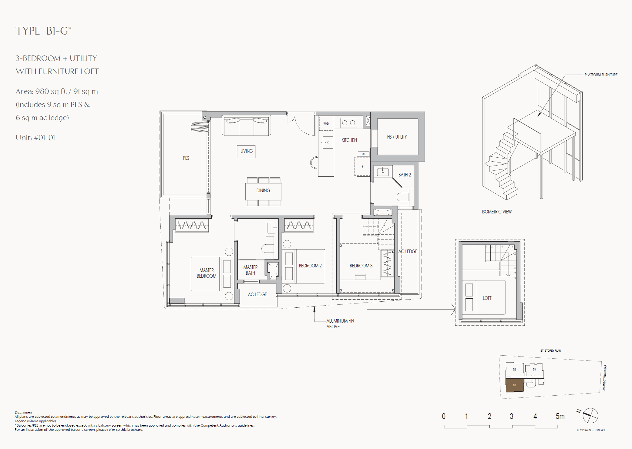 The Shorefront 1 Bedroom Floor Plan 7
