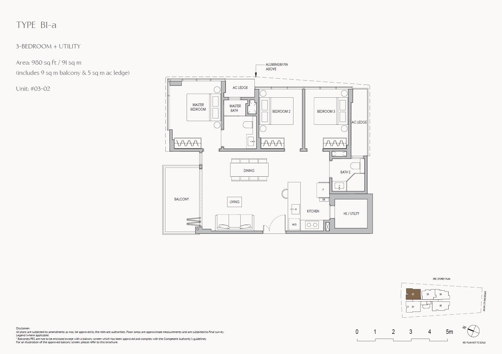 The Shorefront 1 Bedroom Floor Plan 9